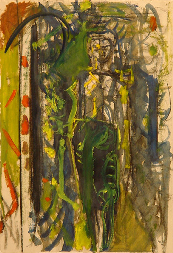 Max Gubler, Stehende Frau, um 1952