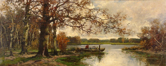Adolf Kaufmann, Fischer am See