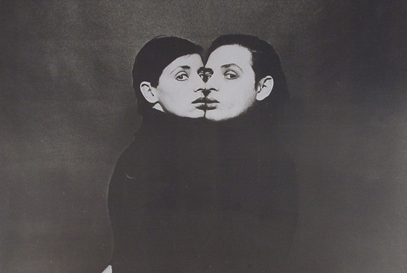 Urs Lüthi, Selfportrait with Ecki, 1973/1974