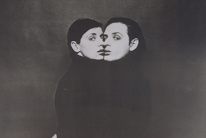 Selbstportrait with Ecki, 1973/1974