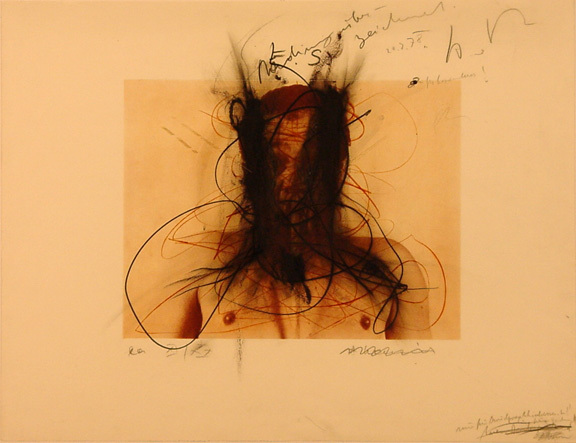 Arnulf Rainer, Kopf, 1978