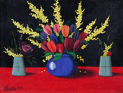 Tulipes et Mimosa