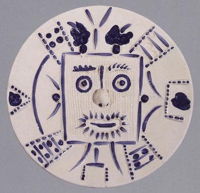 Face in a square, 1956