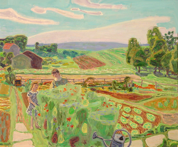 Eduard Gubler, Gemüsegarten