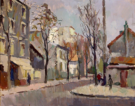 Carl Liner, Strasse in Montrouge, Paris, 1943