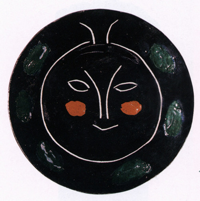 Plate I, from "Black face" service, 1948