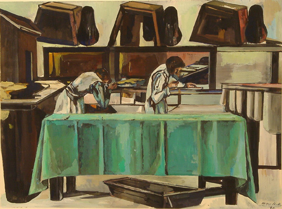 Marc-Antoine Fehr, Salle d'étude, 1995