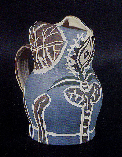Pablo Picasso, Gothic pitcher with leaves, 1952