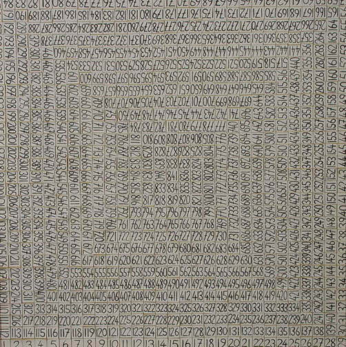 Roland Werro, Zahlenbild, 1977
