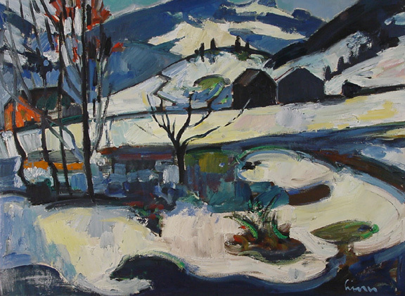 Carl Liner, Alpstein im Winter