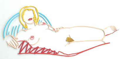 Monica Reclining on Blanket and Pillow, 1986/90