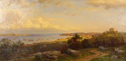 New York and Staten Island from N.Y., 1860
