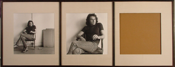 Robert Mapplethorpe, Triptych Portrait of Brice Marden, 1976