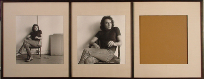 Triptych Portrait of Brice Marden, 1976