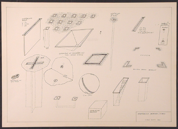 Markus Raetz, Ungefährliche Abgründe (Eisen), 1969