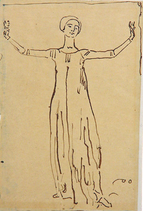 Studie zu "Lied aus der Ferne", um 1906