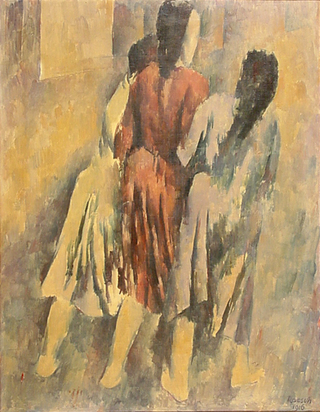Drei Mädchen, 1916
