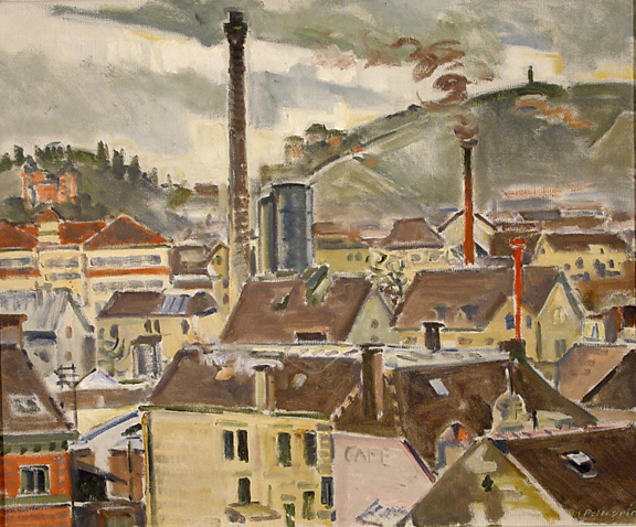 Alfred Heinrich Pellegrini, Blick auf Stuttgart III, 1914