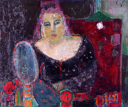Femme devant le miroir, 1973