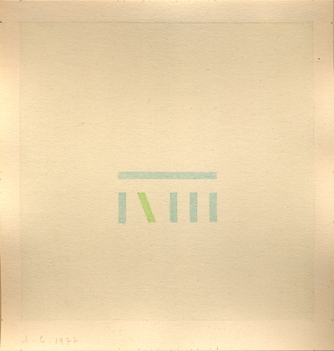 Antonio Calderara, Ohne Titel, 1977