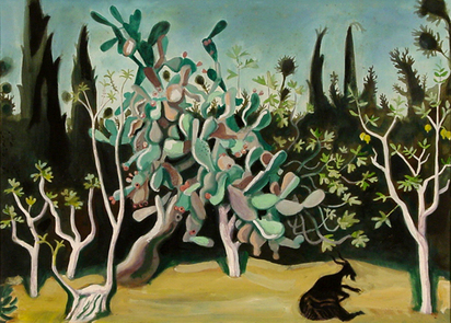Feigenkaktus mit Ziege, 1954