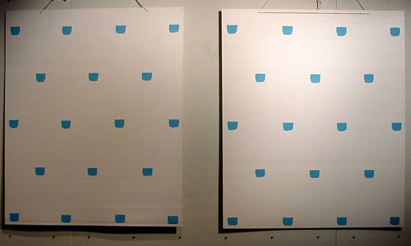 Niele Toroni, Panneaux didactiques, 1970