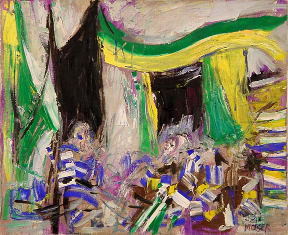 Wilfrid Moser, Composition, 1968