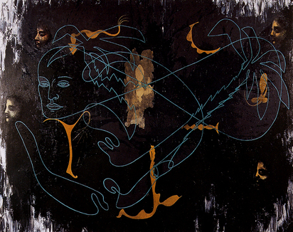 Selbstportät aus der Serie der grossen Abenteur, 1985