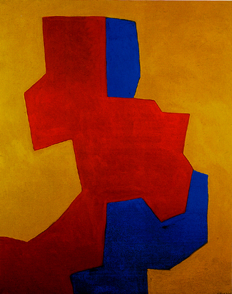 Composition rouge, bleue et jaune, 1967