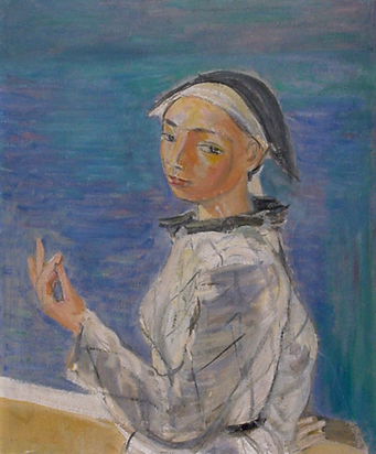 Study for: "Isabelle en arlequin", approx. 1952