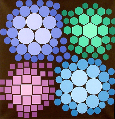 Victor Vasarely, Cyclone, 1984