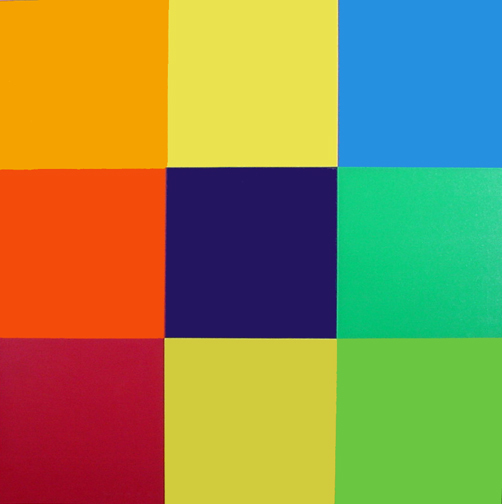 Richard Paul Lohse, Farbkomplementäre Ordnungen, 1954/1976