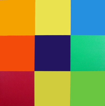 Farbkomplementäre Ordnungen, 1954/1976