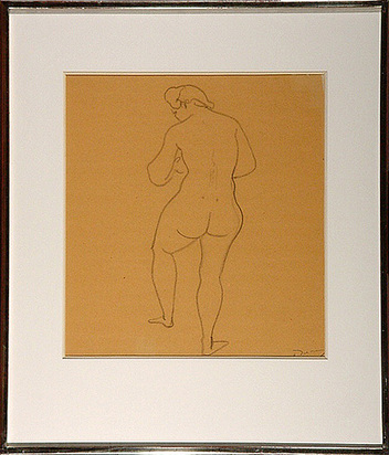 Femme nue de dos