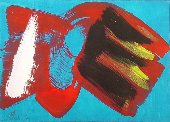 Gérard Schneider, Composition, 1972