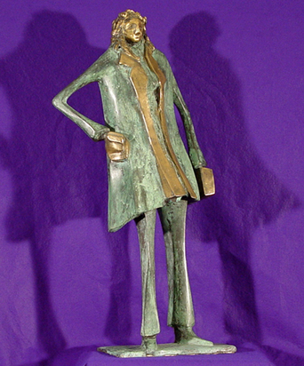 Frau mit Tasche, 2001