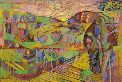 Paysage de Collioure, 1952