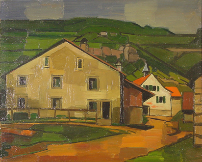Paysage à Ocourt, 1951