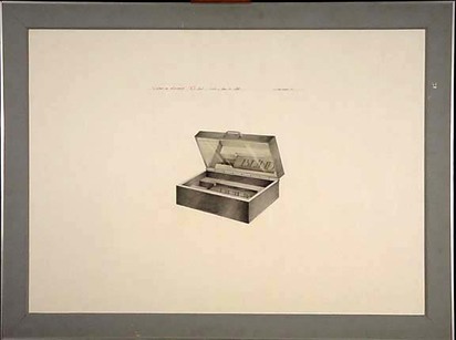 L'usage du nécessaire (V). Seul - lisible - dans son reflet, 1972