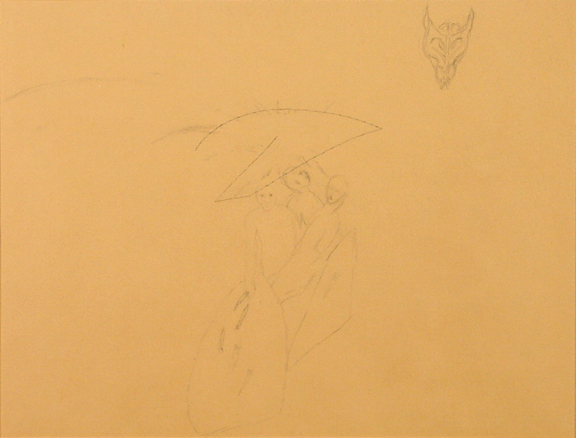 Mimmo Paladino, Tre pescatori minacciati da una stella cometa, 1981