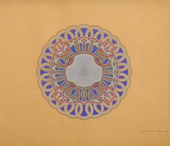 Robert Strübin, Mandala - Rosette, 1941