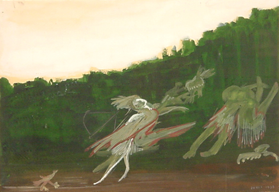 Meret Oppenheim, Diana auf der Elsternjagd, 1939