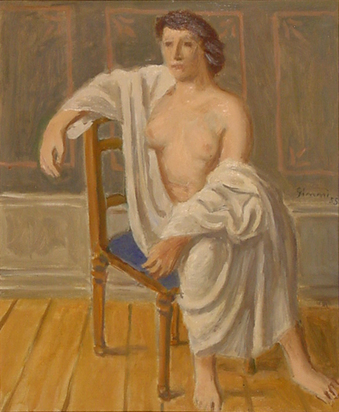 Femme assise, 1955