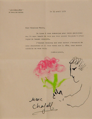 Homme au bouquet de fleurs, 1970