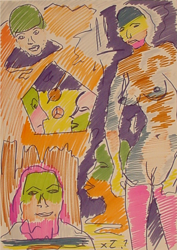 A.R. Penck, Synthetics, 1979