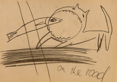 61 drawings: Wild Cats and Domesticated Cats, approx. 1983