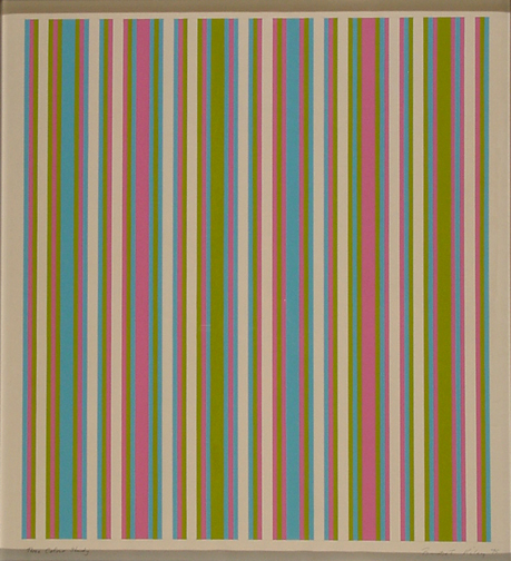 Bridget Riley, Three colour Study, 1975