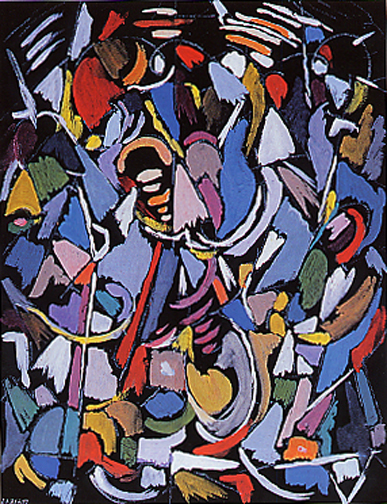 André Lanskoy, Composition sur fond noir