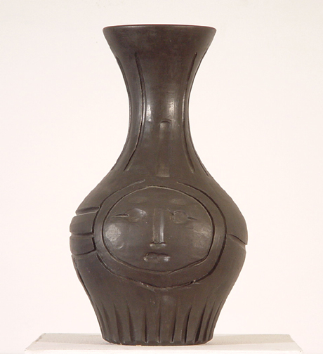 Pablo Picasso, Visage gravé noir, 1953