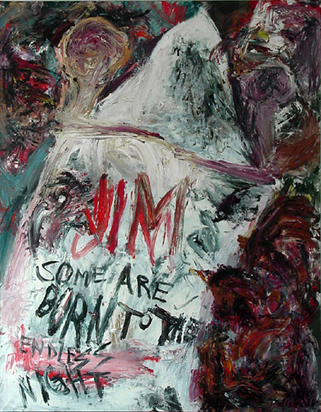 Am Grab von Jim Morrisson, 1984